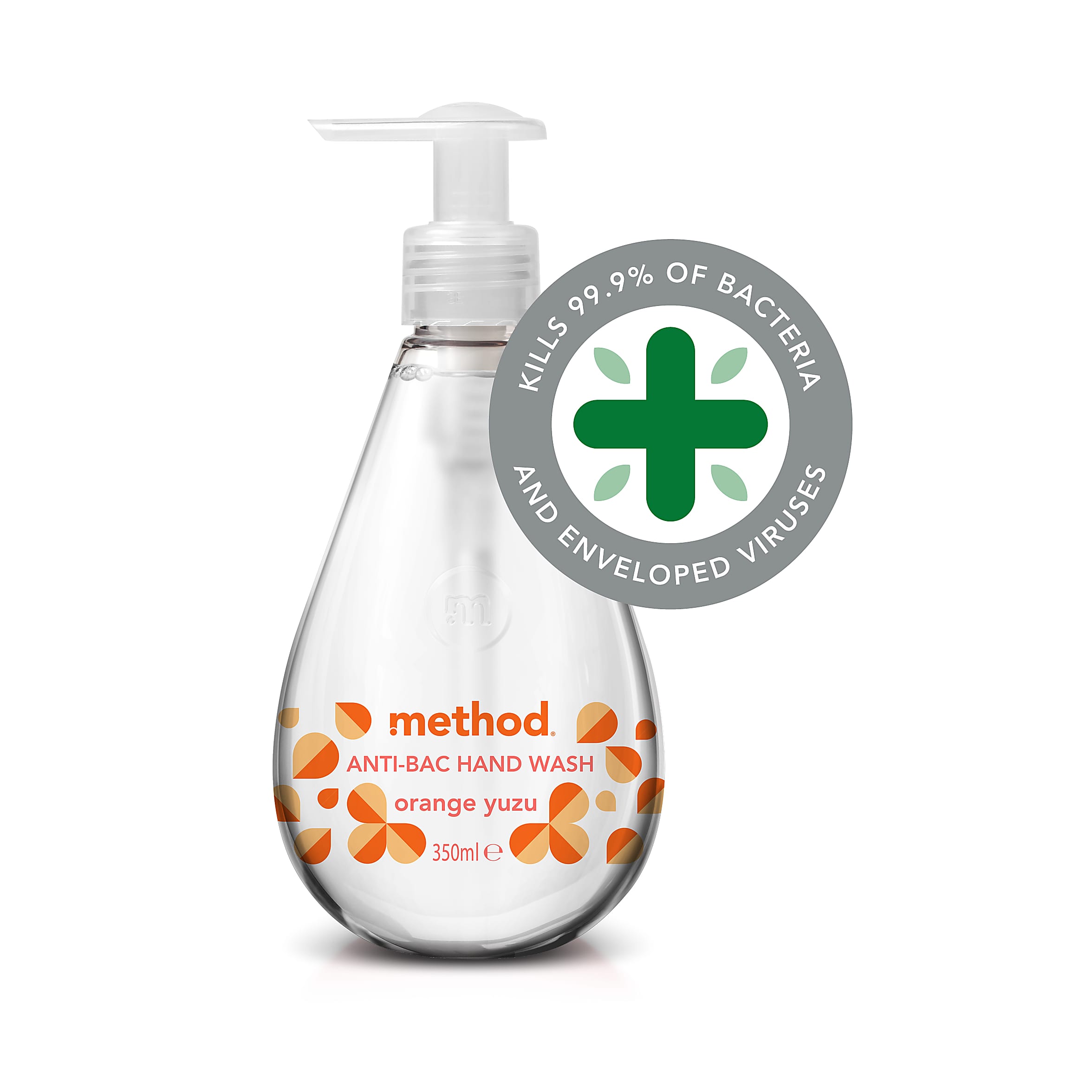 Method anti-bac gel hand wash orange yuzu